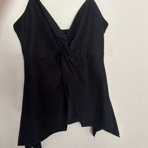 Elegant Black Sleeveless Top